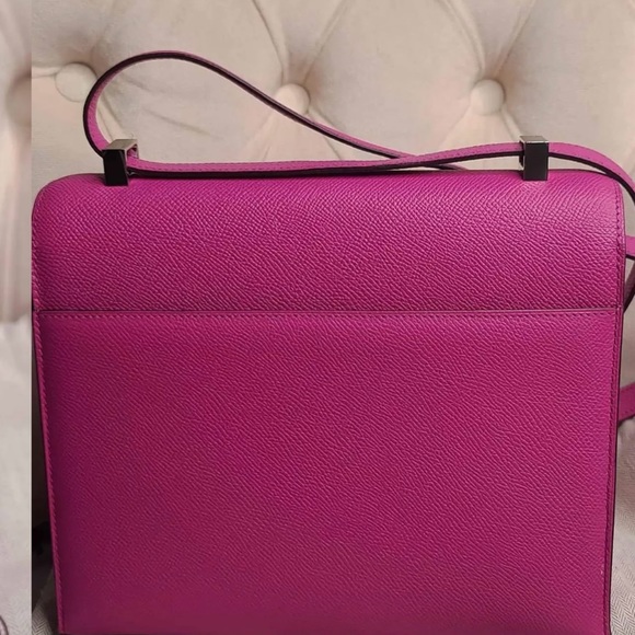 Authentic Hermes Verrou 23 magnolia epsom SHW - Picture 6 of 11